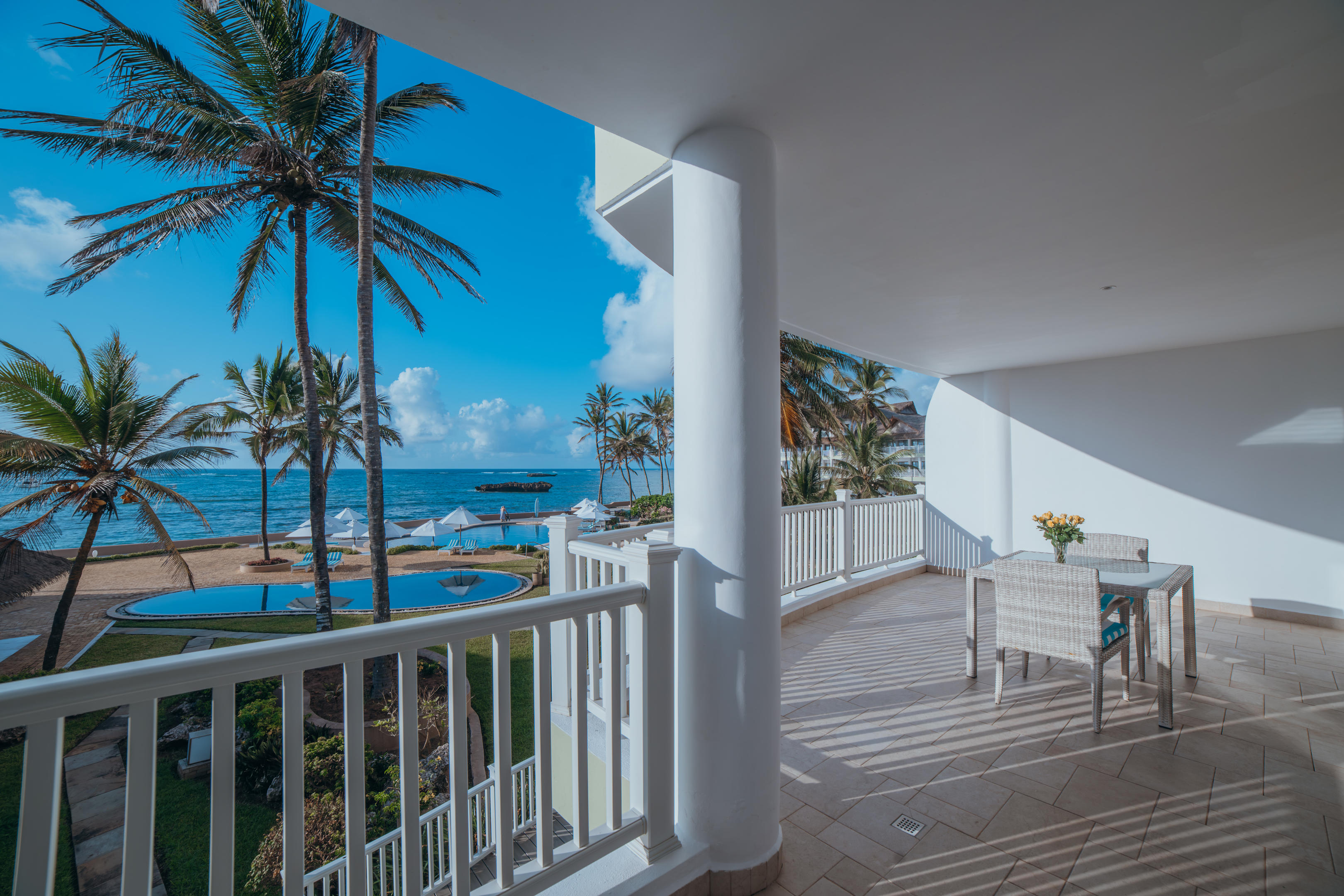 Ocean-view suite on the Zanzibar coast