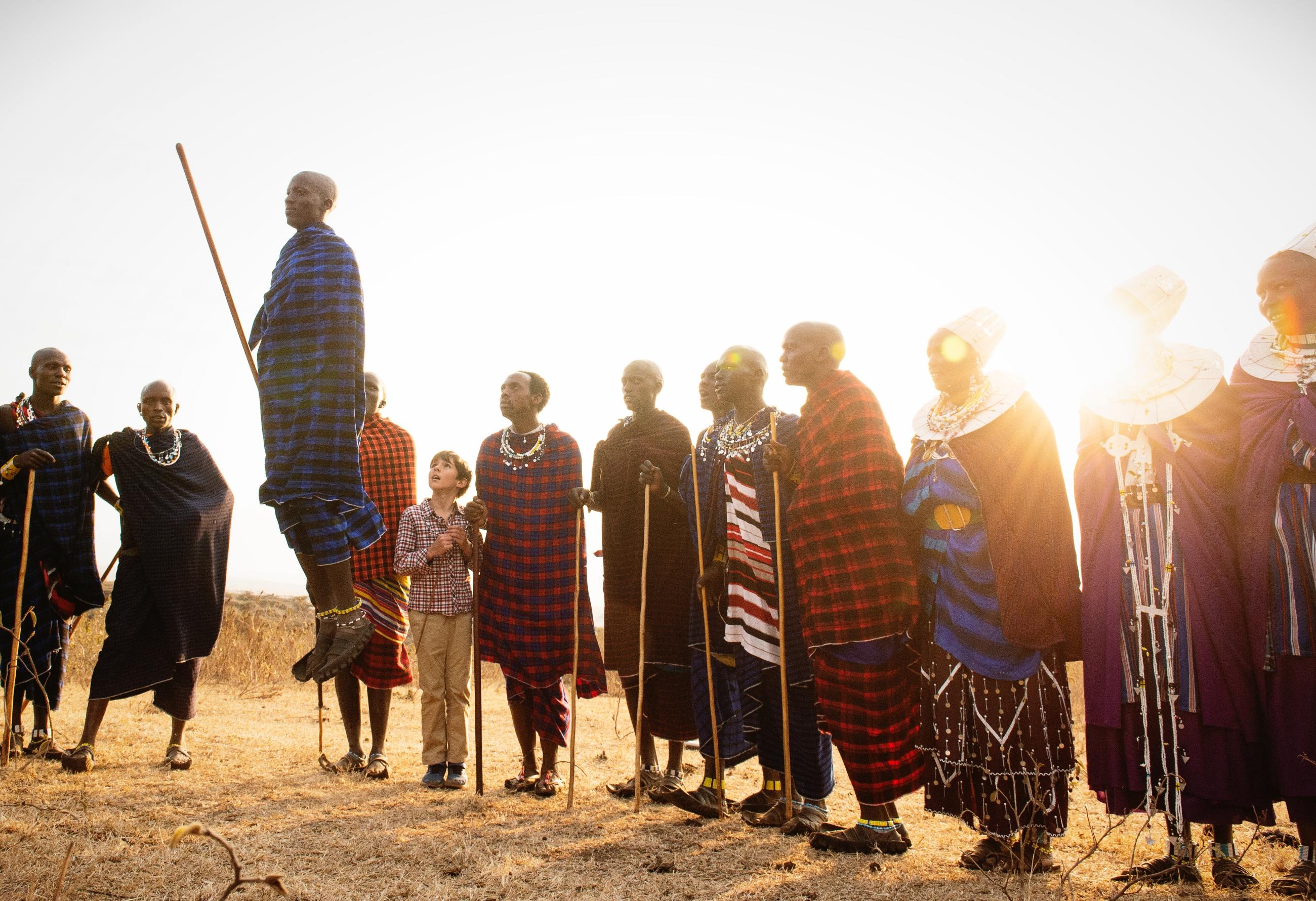 Ngorongoro landscape and wildlife view