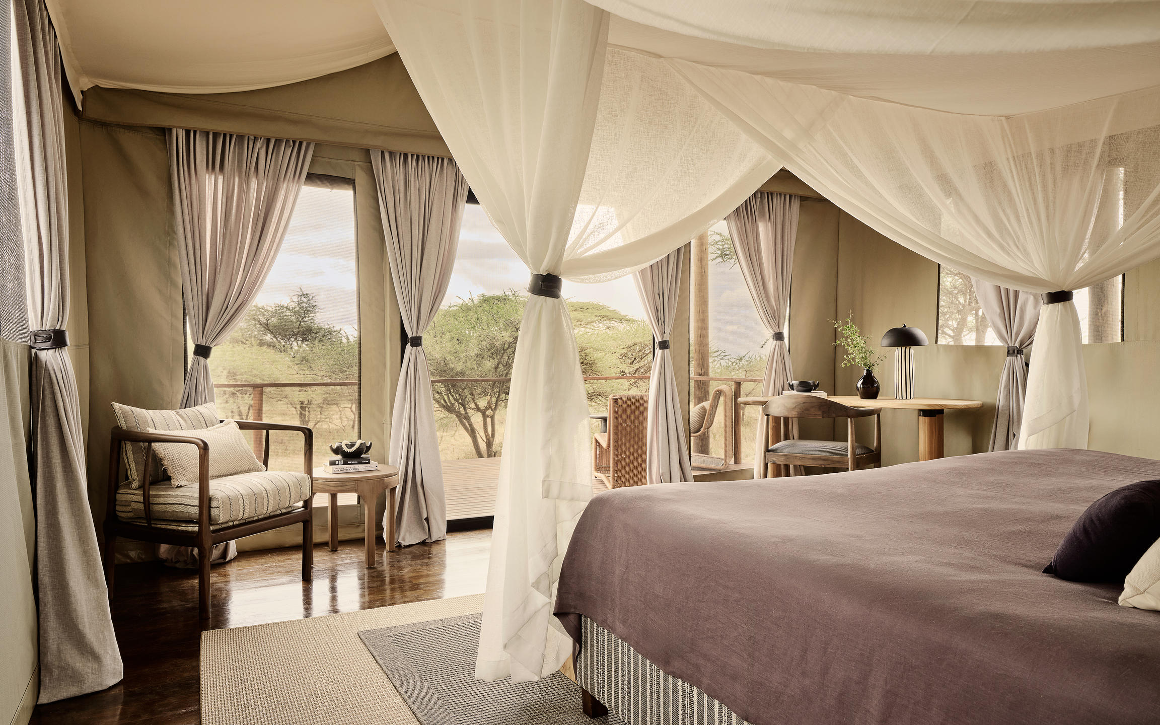 Private suite in the Ngorongoro highlands