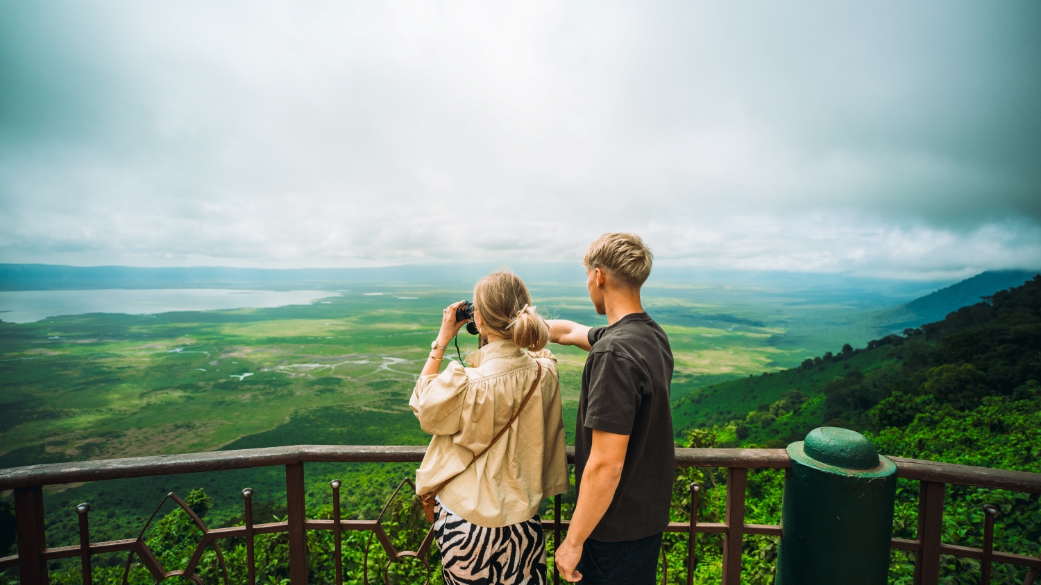 View across the Ngorongoro Crater