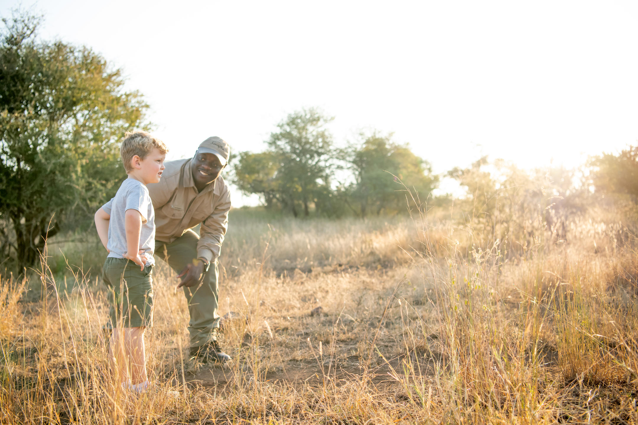 Friends and family on safari