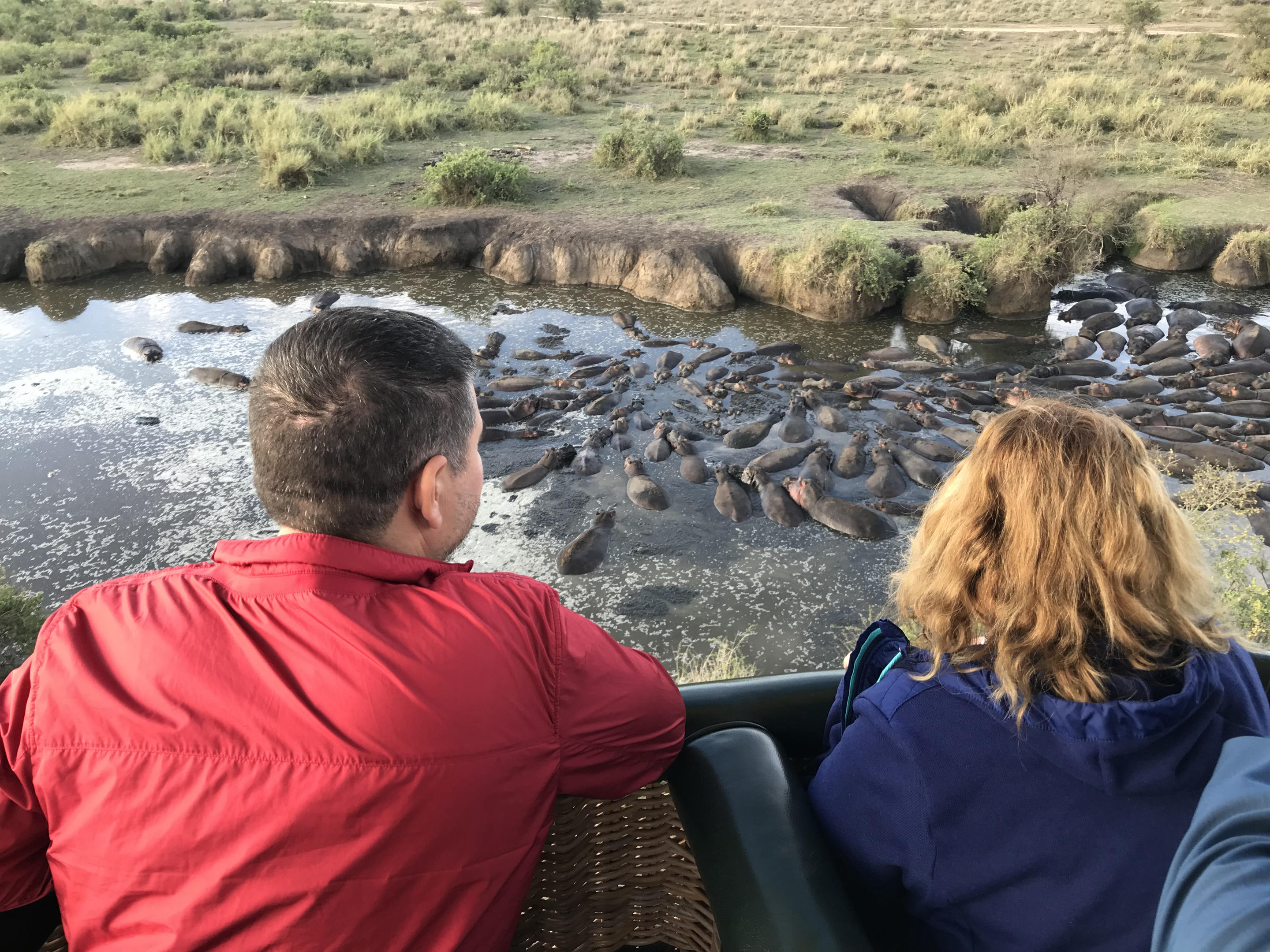 Serengeti balloon safari at sunrise